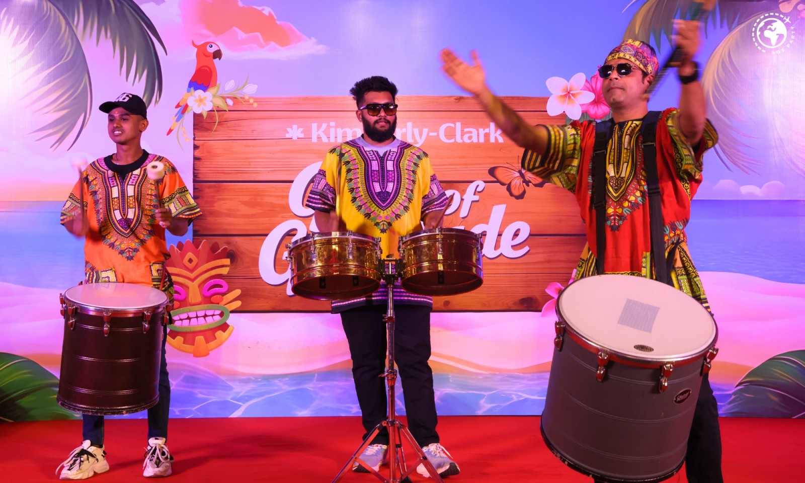 Hawaiian Themed Corporate Event Branding and Decoration Ideas | SOS Party Bangalore gallery image