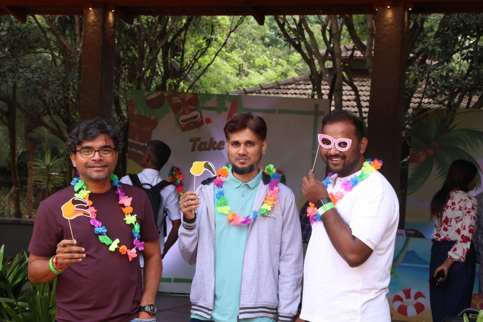 Hawaiian Themed Corporate Event Branding and Decoration Ideas | SOS Party Bangalore gallery image