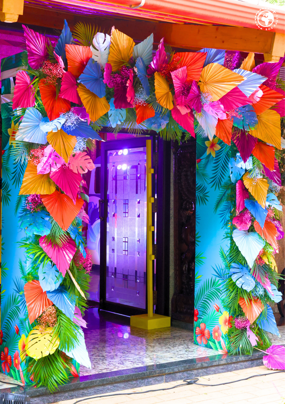 Hawaiian Themed Corporate Event Branding and Decoration Ideas | SOS Party Bangalore gallery image