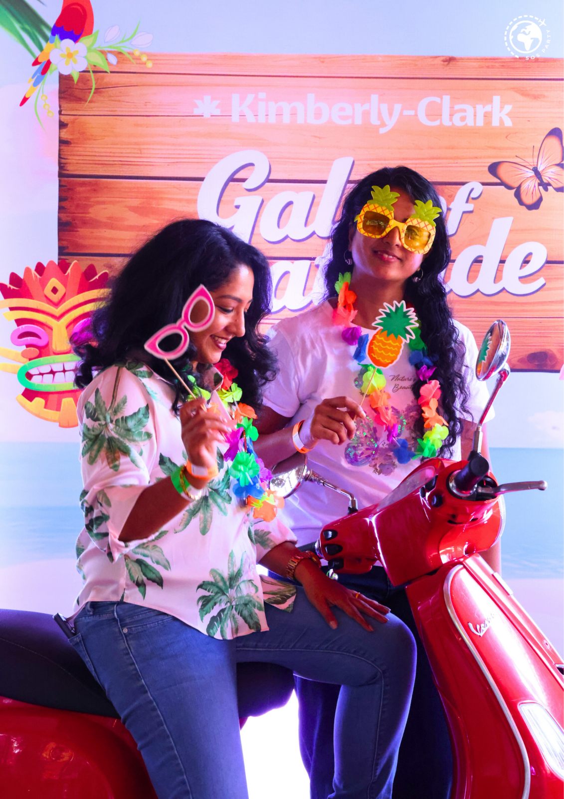 Hawaiian Themed Corporate Event Branding and Decoration Ideas | SOS Party Bangalore gallery image