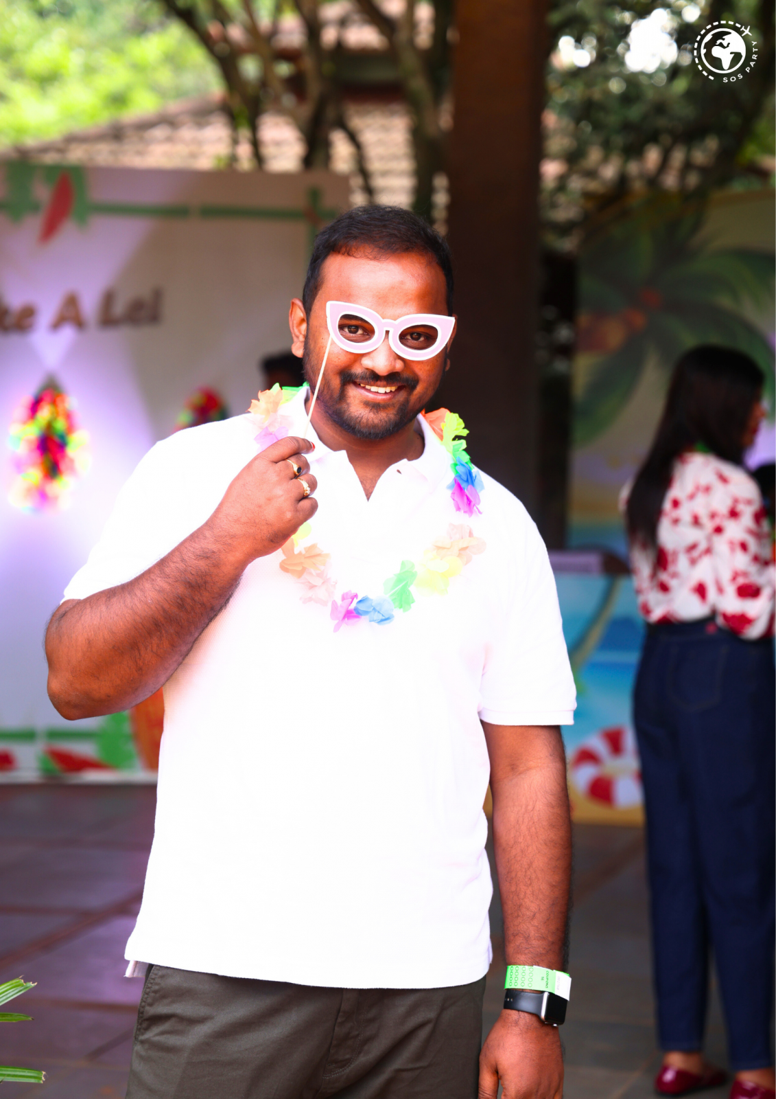 Hawaiian Themed Corporate Event Branding and Decoration Ideas | SOS Party Bangalore gallery image