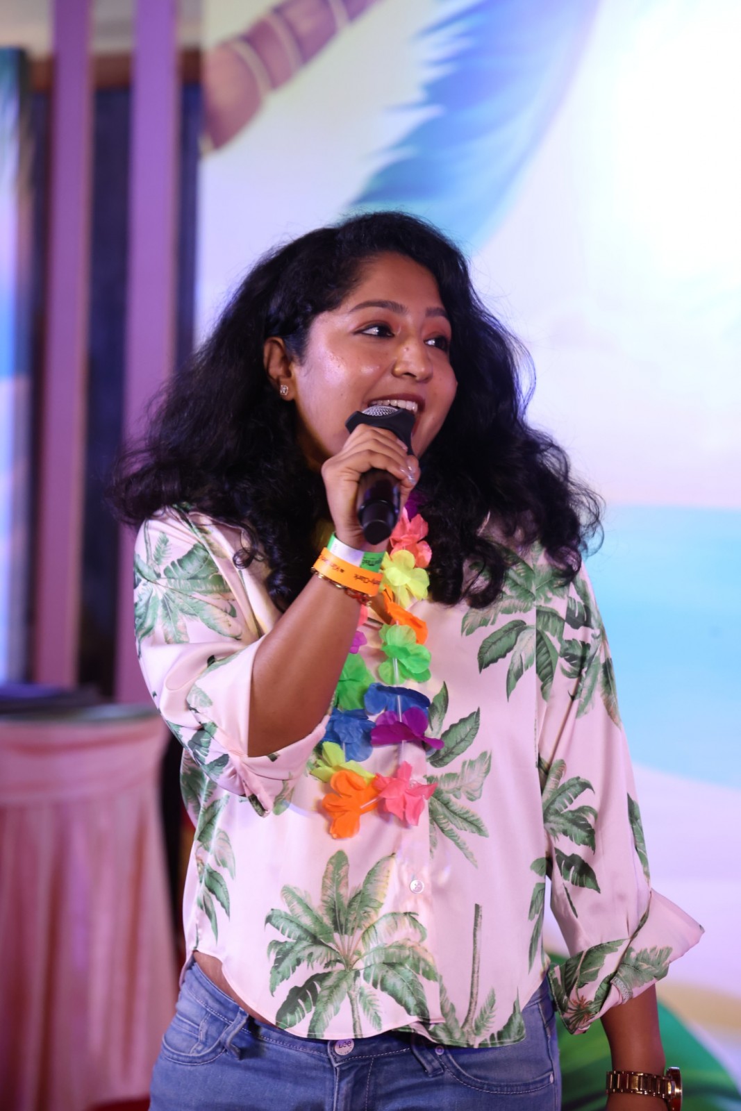 Hawaiian Themed Corporate Event Branding and Decoration Ideas | SOS Party Bangalore gallery image