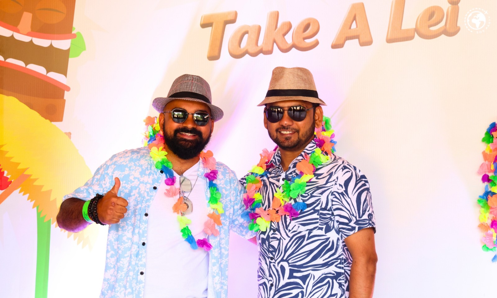 Hawaiian Themed Corporate Event Branding and Decoration Ideas | SOS Party Bangalore gallery image