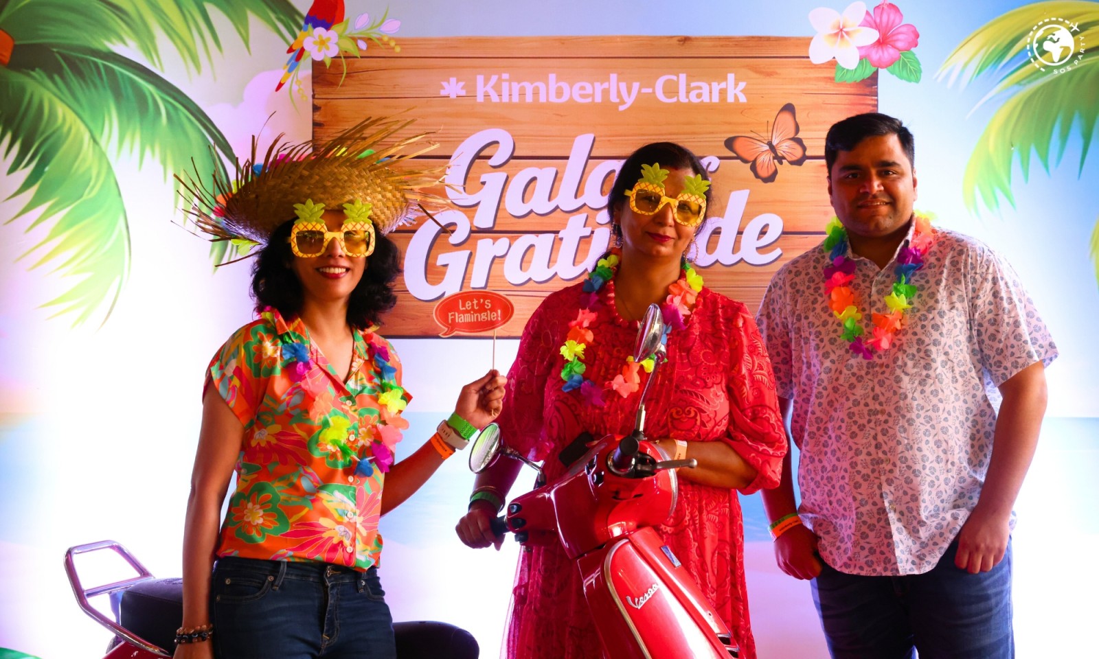 Hawaiian Themed Corporate Event Branding and Decoration Ideas | SOS Party Bangalore gallery image