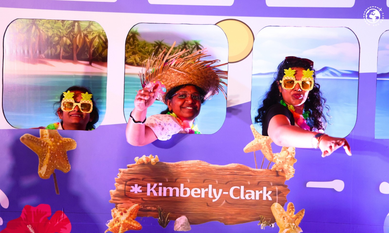 Hawaiian Themed Corporate Event Branding and Decoration Ideas | SOS Party Bangalore gallery image