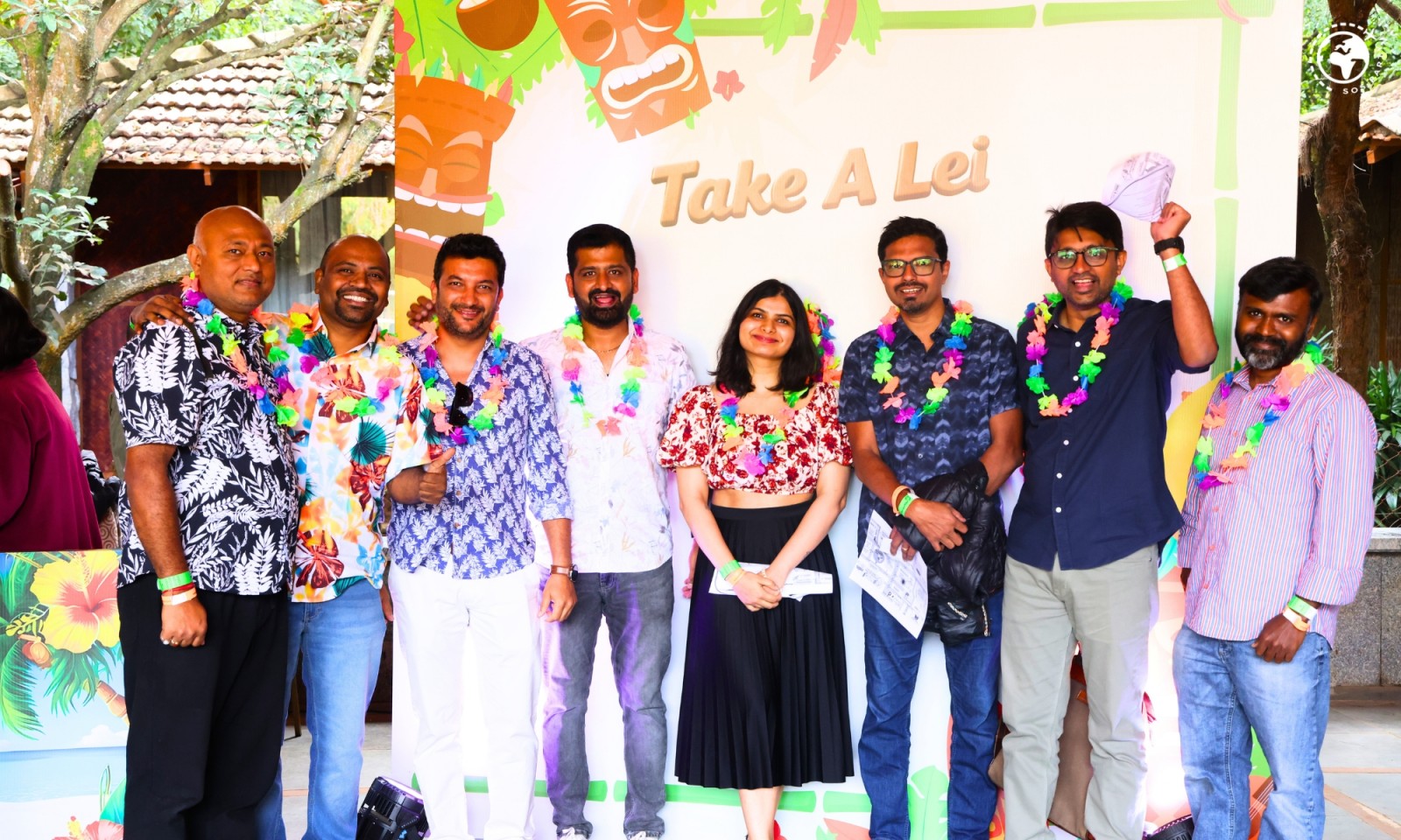 Hawaiian Themed Corporate Event Branding and Decoration Ideas | SOS Party Bangalore gallery image