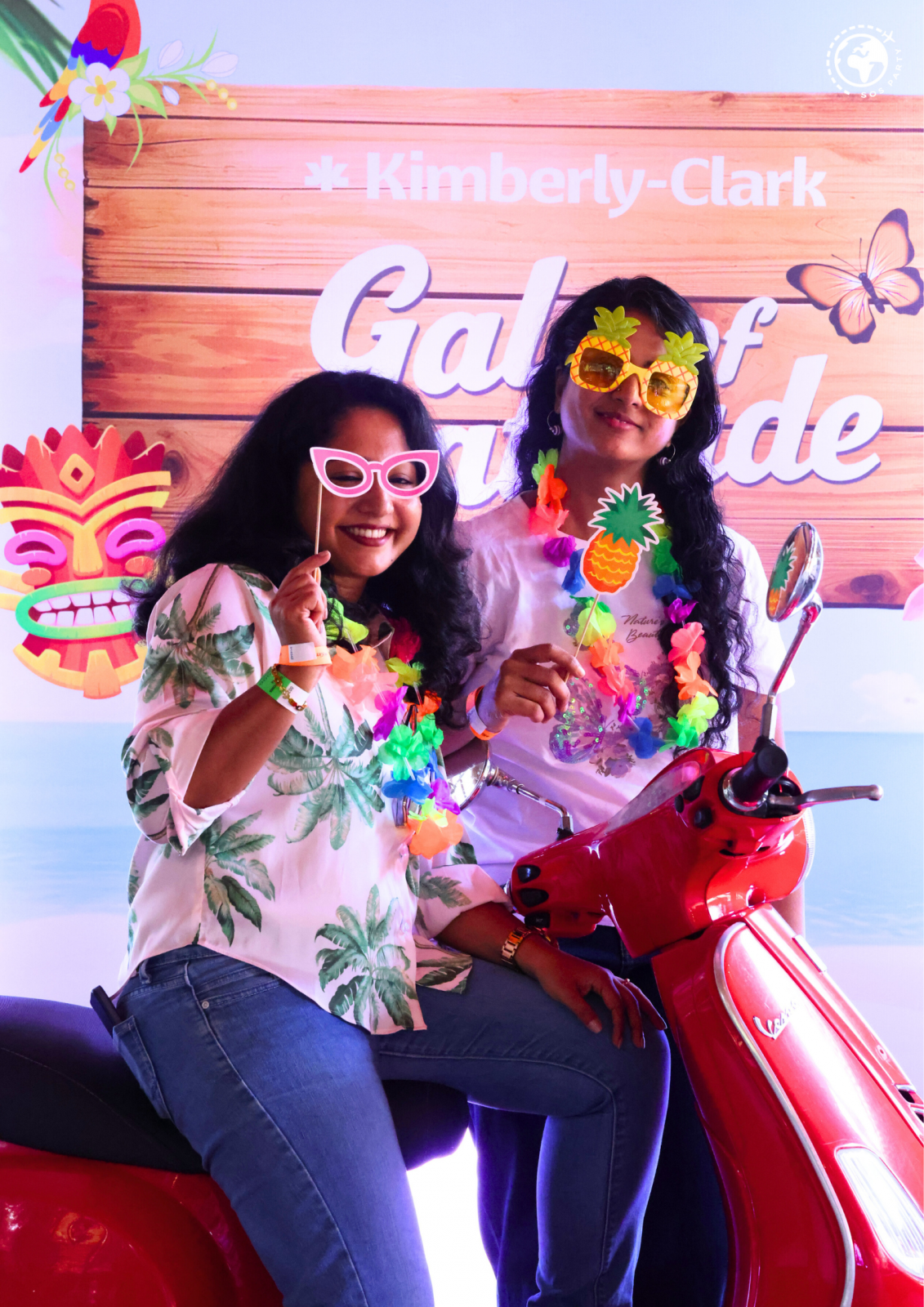 Hawaiian Themed Corporate Event Branding and Decoration Ideas | SOS Party Bangalore gallery image