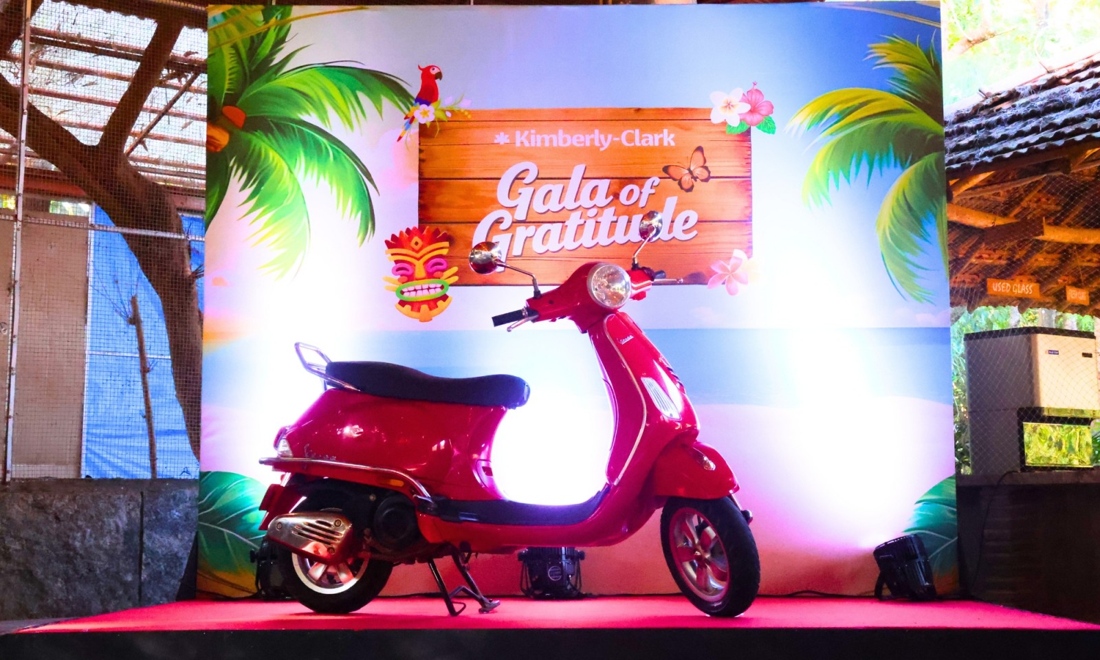 Hawaiian Themed Corporate Event Branding and Decoration Ideas | SOS Party Bangalore gallery image