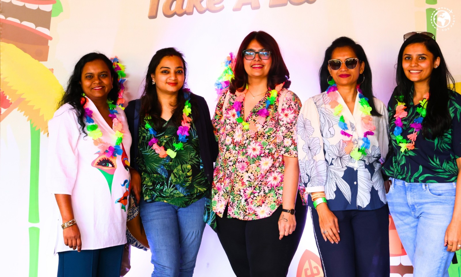 Hawaiian Themed Corporate Event Branding and Decoration Ideas | SOS Party Bangalore gallery image