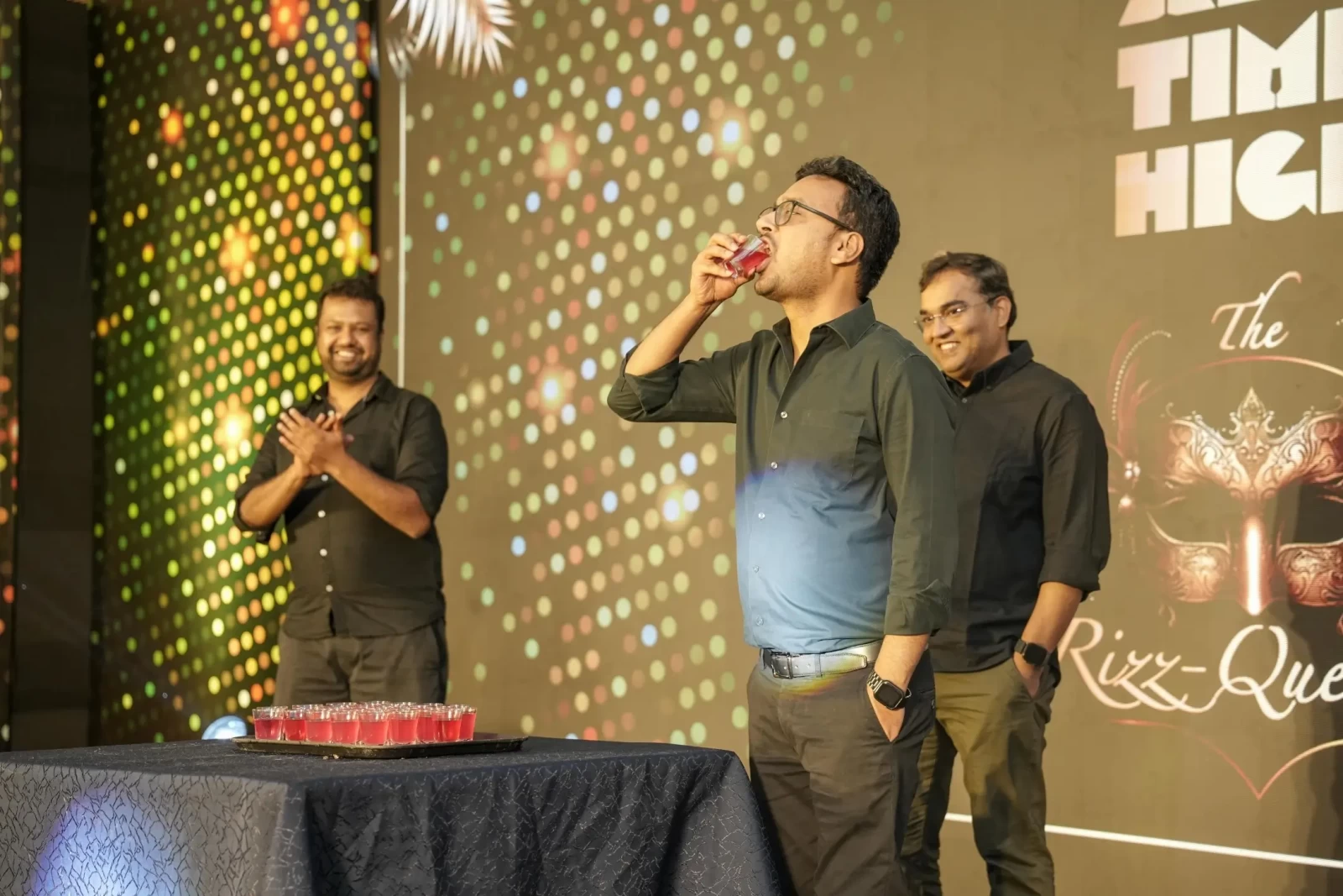 Corporate gala night celebration