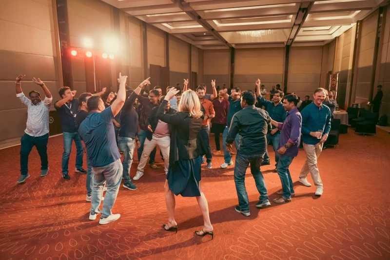 Dance Floor Highlights from Hyderabad Corporate Gala Night gallery image