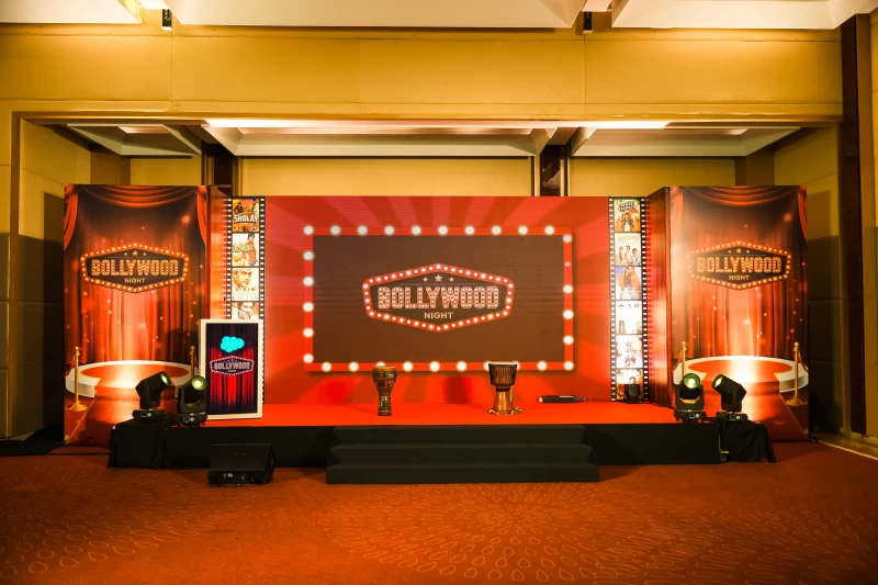 Thematic Decorations Set the Mood at Hyderabad Corporate Event gallery image