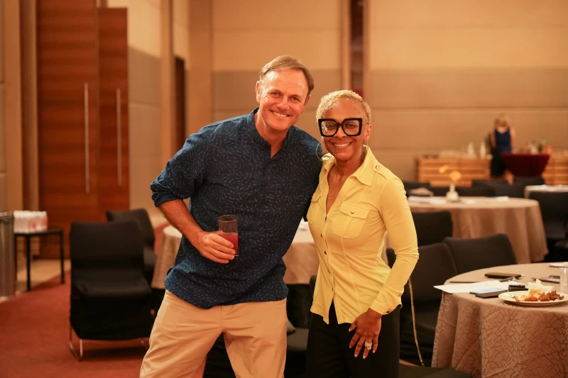 Candid Guest Interactions at Hyderabad Corporate Event gallery image