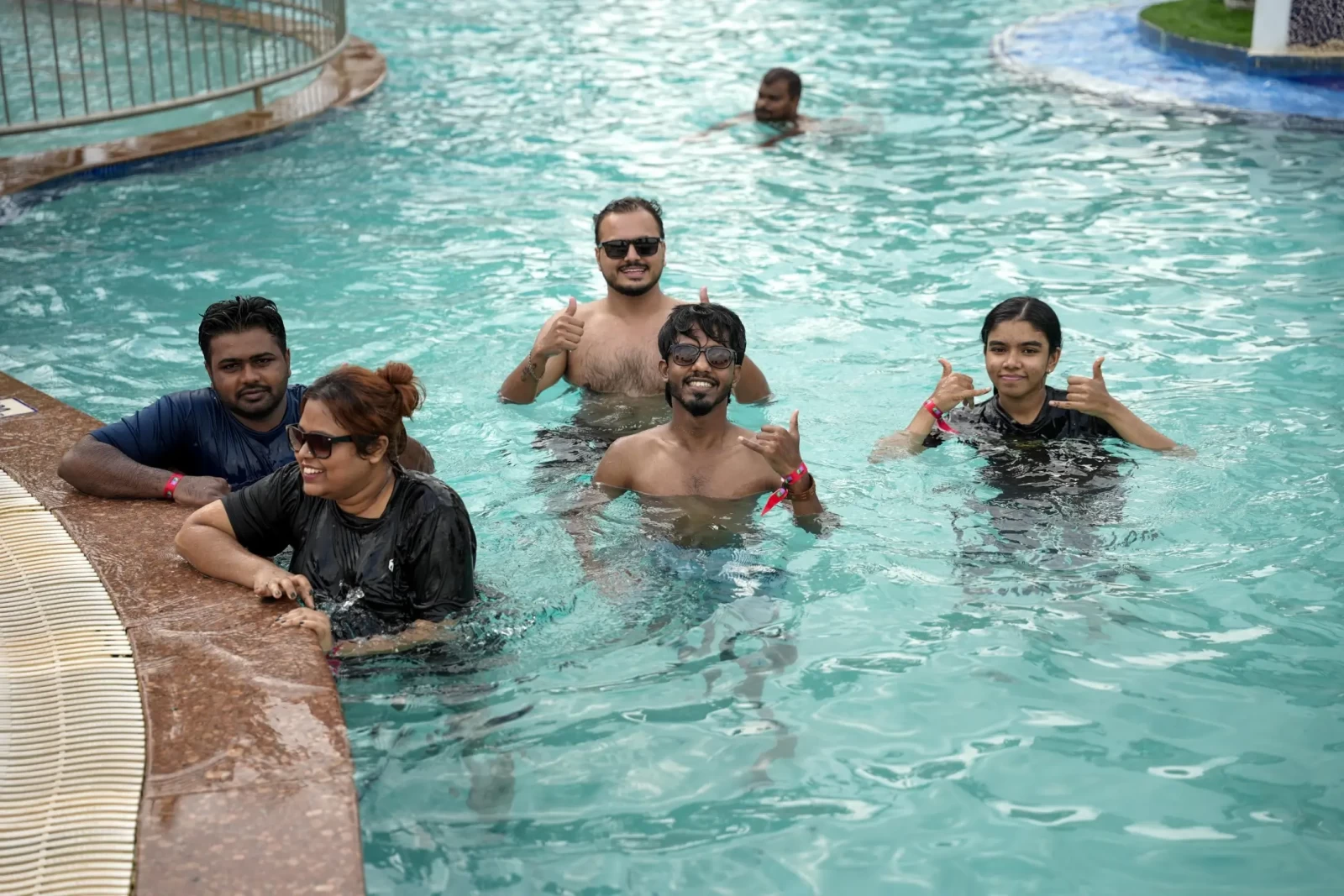 Pool party corporate offsite