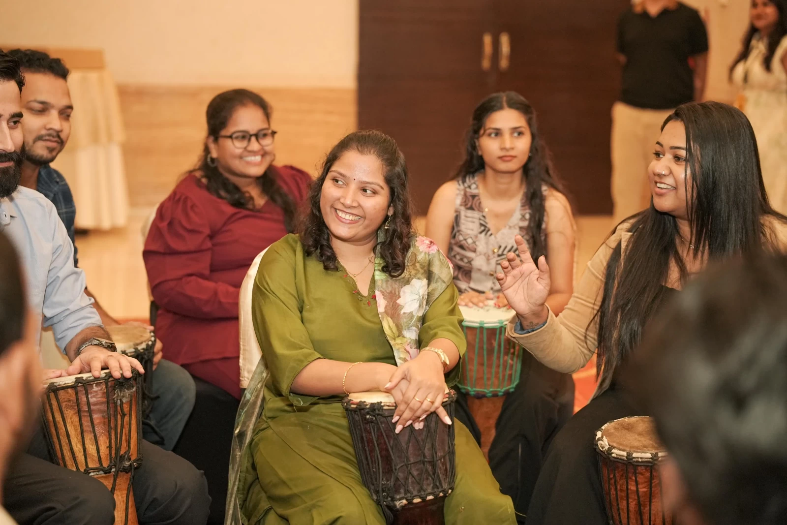 Employee team bonding session