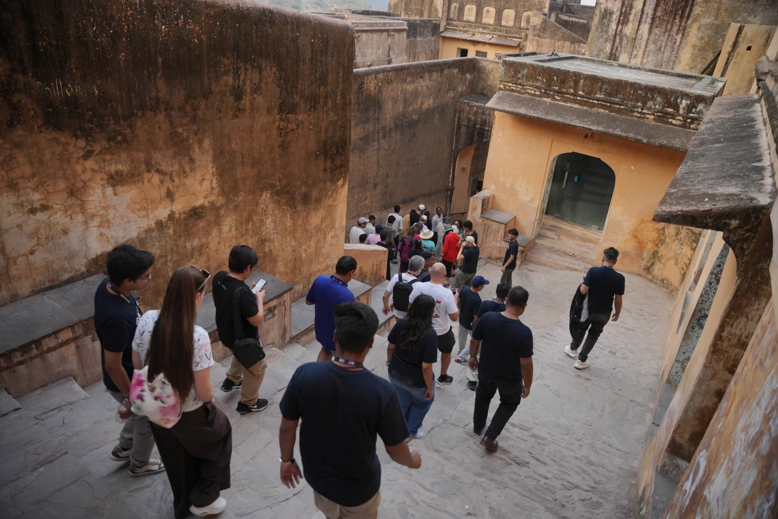 Team bonding during Jaipur city exploration