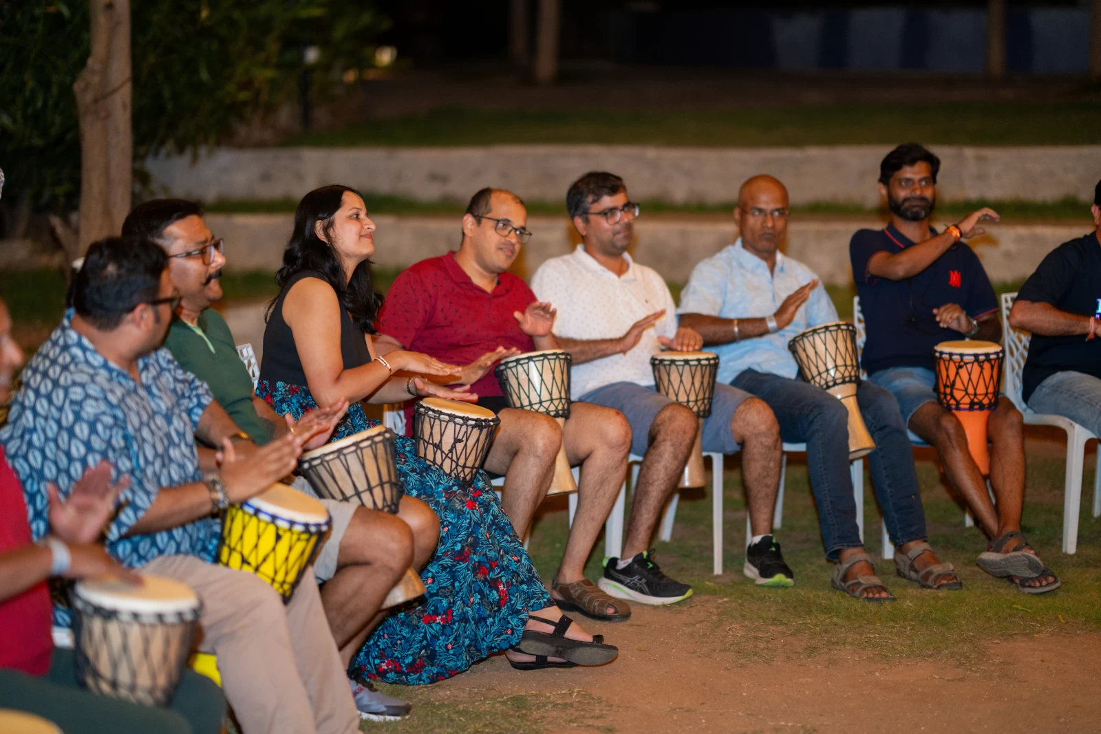 Outdoor Drum Circle Team Building Activity gallery image