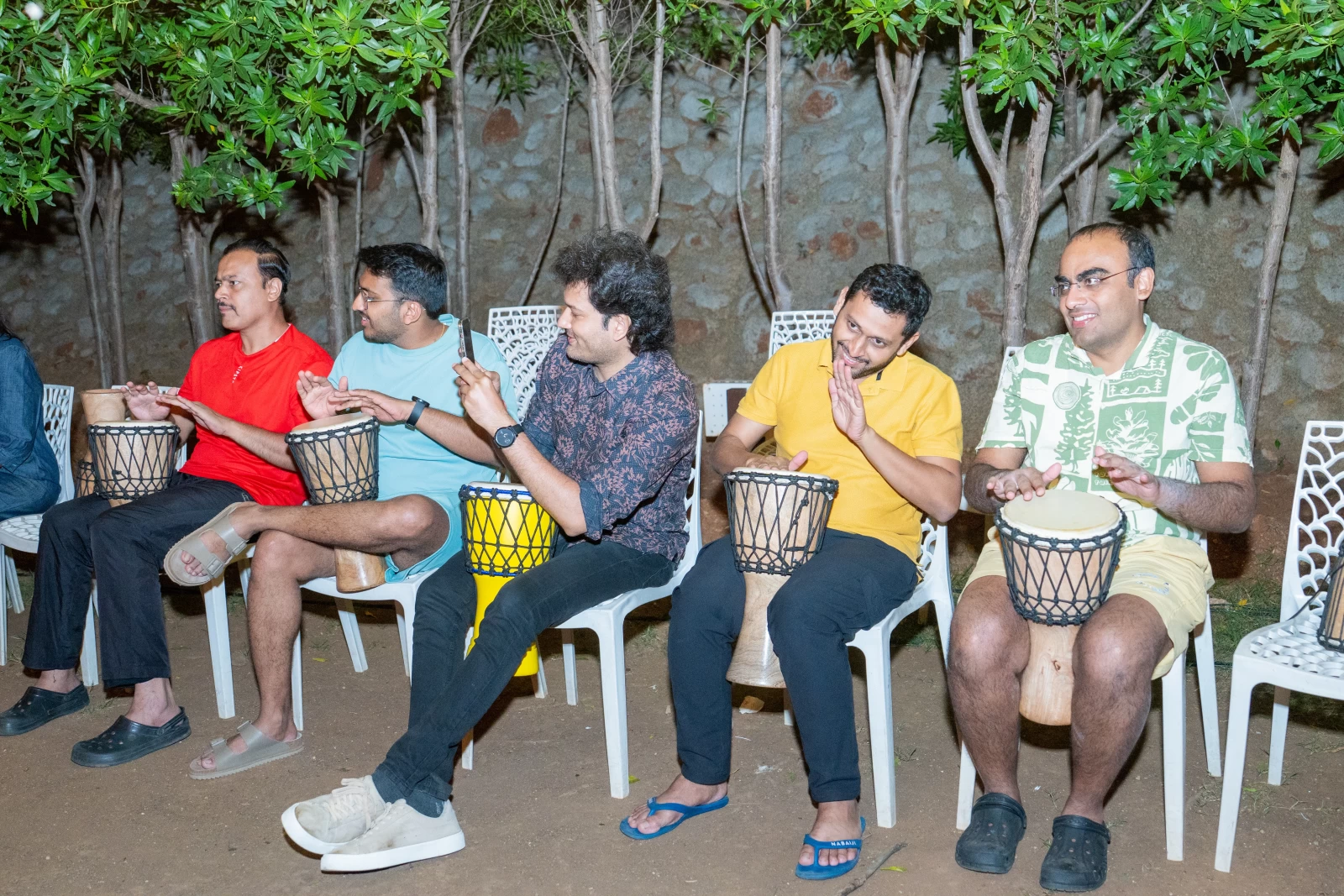 Outdoor Drum Circle Team Building Activity gallery image