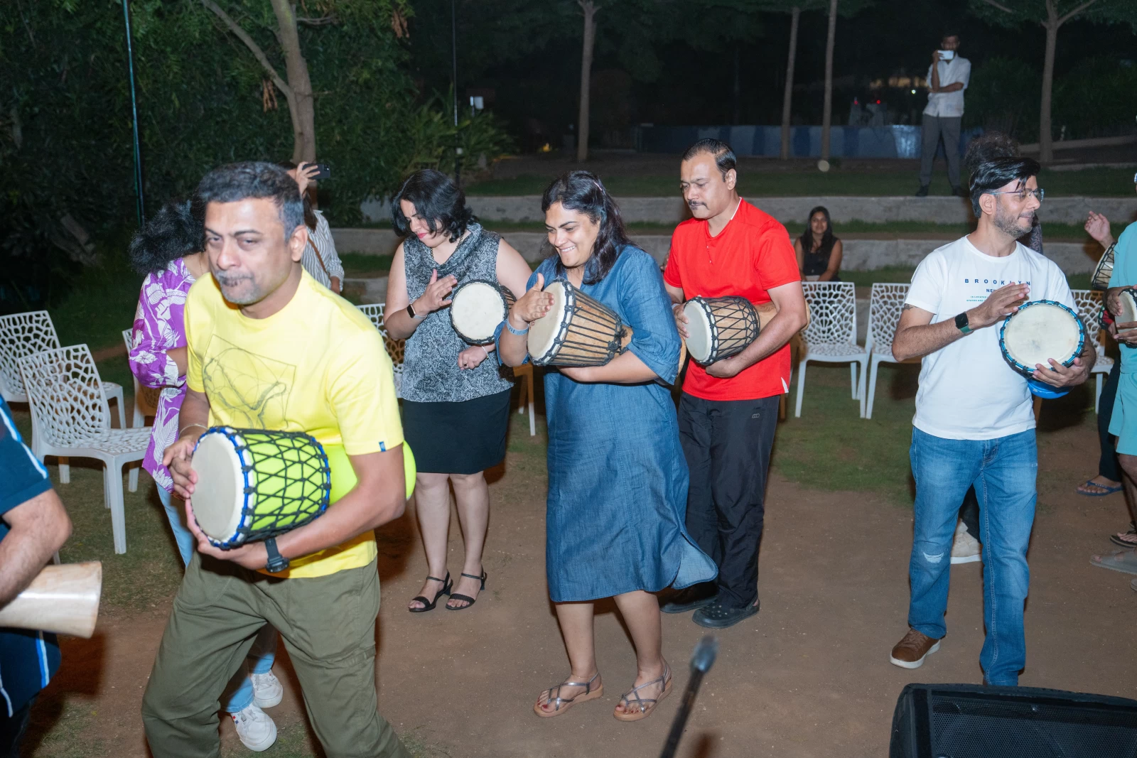 Outdoor Drum Circle Team Building Activity gallery image