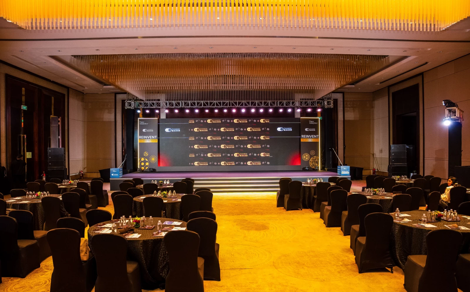 Premium corporate stage production