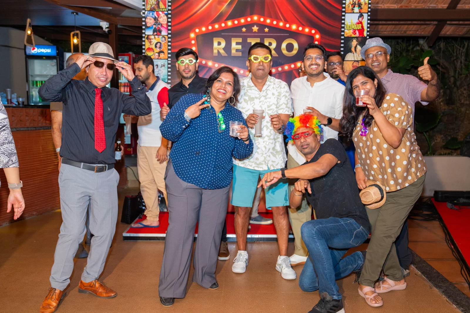 Retro-Themed Gala Dinner for Bajaj Finserv & Vidal Group | SOS Party Bangalore gallery image