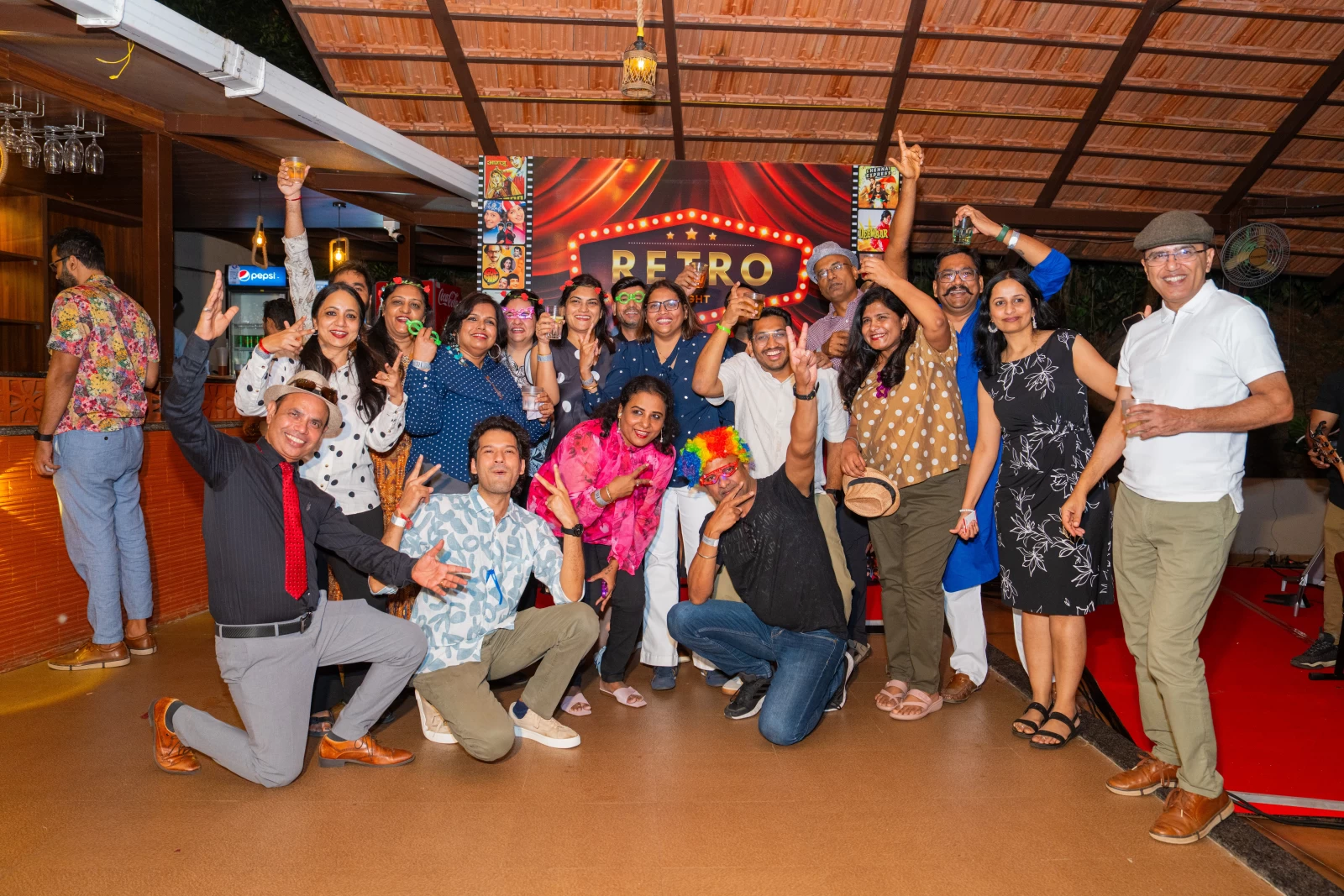 Retro-Themed Gala Dinner for Bajaj Finserv & Vidal Group | SOS Party Bangalore gallery image