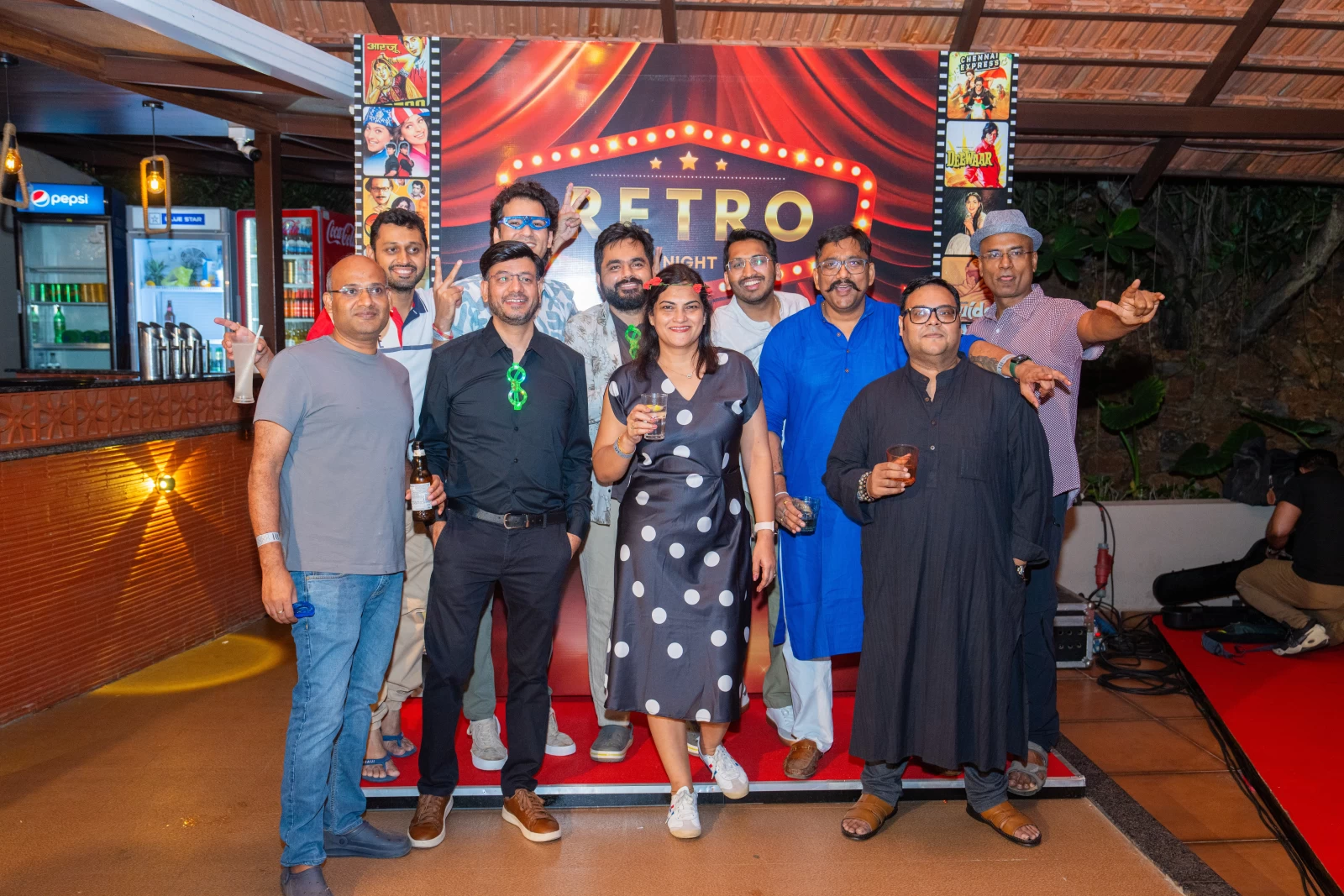Retro-Themed Gala Dinner for Bajaj Finserv & Vidal Group | SOS Party Bangalore gallery image
