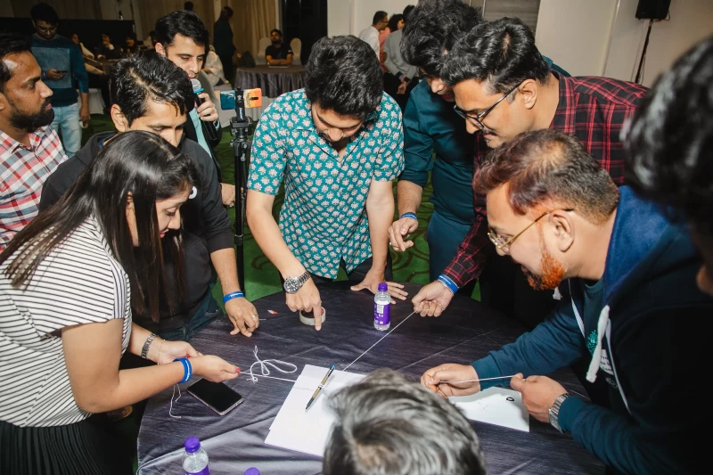 The Amazing Race Team Building Activities - The Flying Pen organized by SOS Party in Pune gallery image