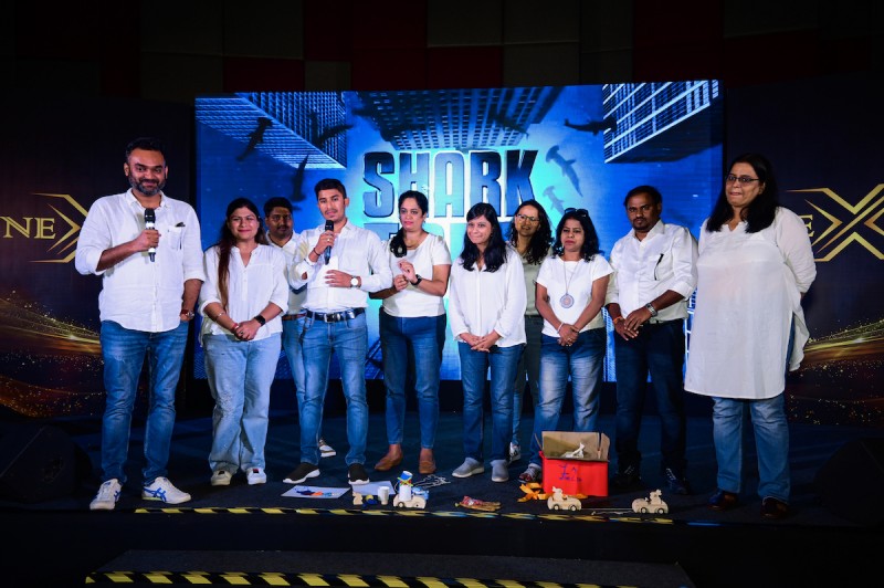 Goa Team Building Event by SOS Party with Shark Tank Theme gallery image