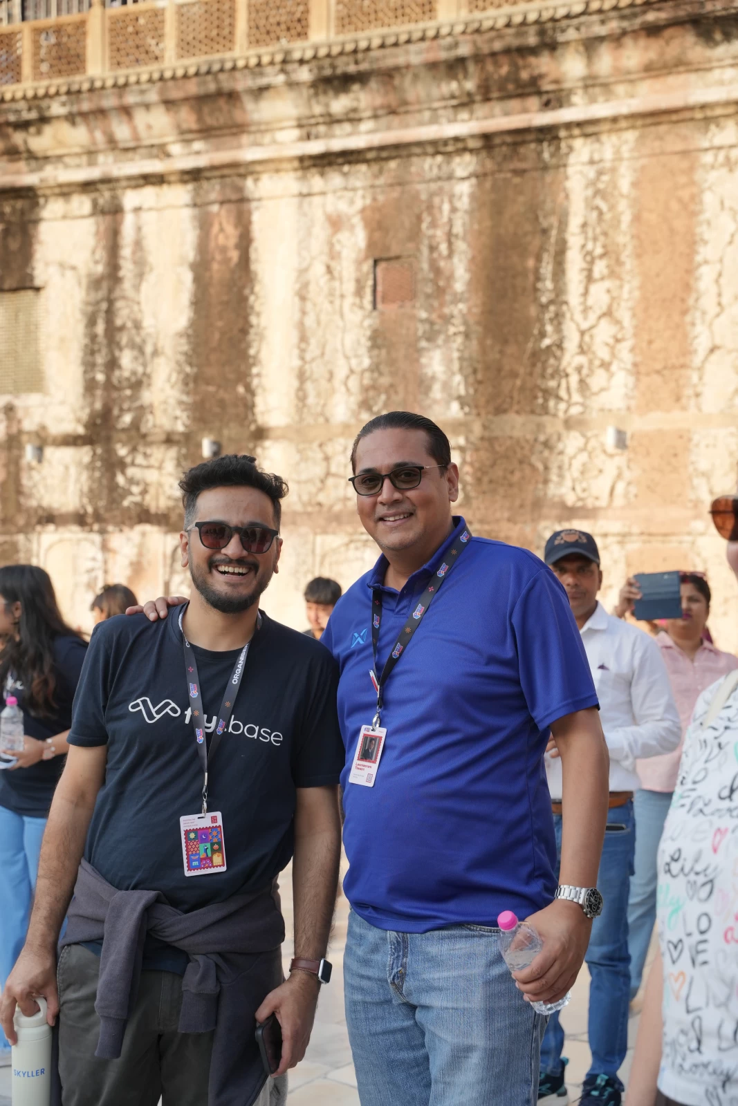 Team bonding during Jaipur city exploration