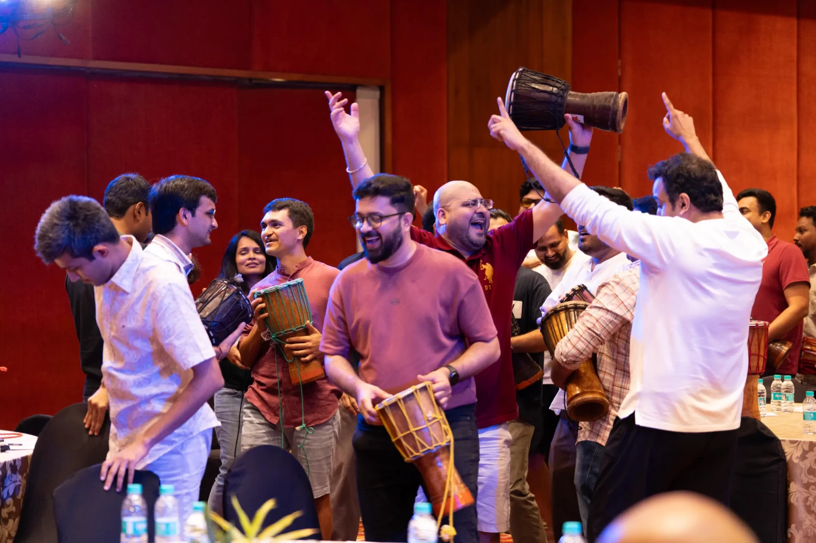 Goa Drum Circle Team Building Activity | SOS Party gallery image