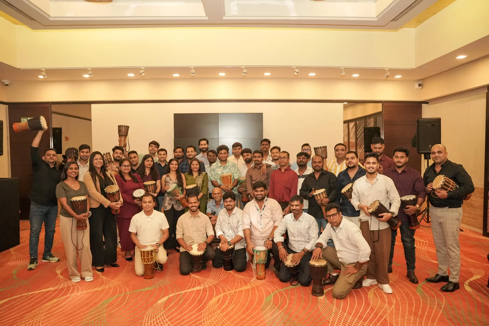 Employee team bonding session