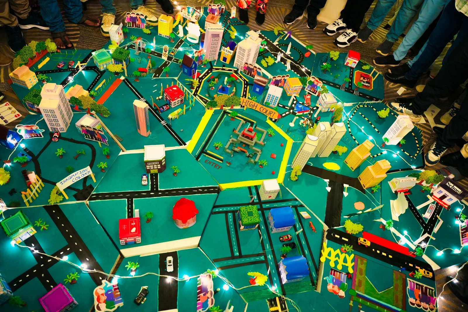 Urban City Building - Team Building Activity in Hyderabad | SOS Party gallery image