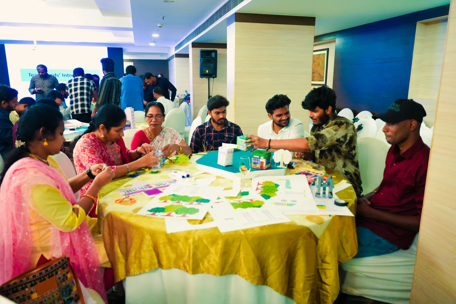 Urban City Building - Team Building Activity in Hyderabad | SOS Party gallery image