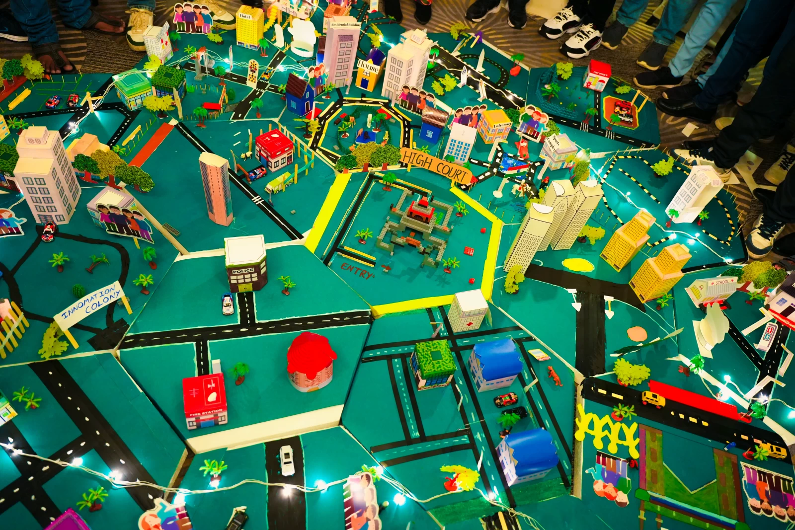 Urban City Building - Team Building Activity in Hyderabad | SOS Party gallery image